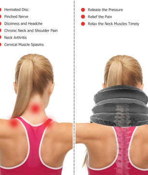 PhysioZool Cervical Neck Traction Device, Neck Stretcher, Neck Traction Device for Neck Pain Relief, Cervical Neck Traction Device, Inflatable Neck Brace & Neck Decompression (Blue) Seller Assistant:  Fetching data...