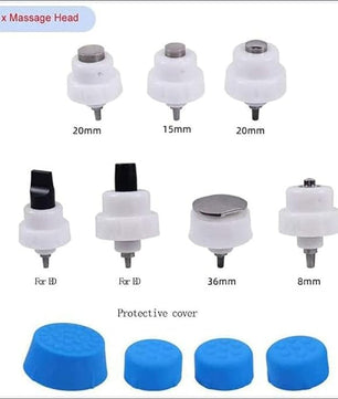 Shockwave Whole_Body Therapy Machine Massager, 7 Transmitters Effective Physical Shock Wave Anti-Cellulite with Box, Multicolour
