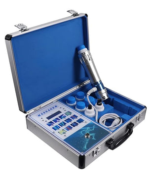 Shockwave Whole_Body Therapy Machine Massager, 7 Transmitters Effective Physical Shock Wave Anti-Cellulite with Box, Multicolour