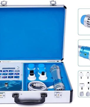 Shockwave Whole_Body Therapy Machine Massager, 7 Transmitters Effective Physical Shock Wave Anti-Cellulite with Box, Multicolour