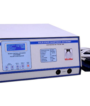 Professional Solid State Shortwave Diathermy (SWD) Machine – 500W High Power Deep Heat Therapy for Frozen Shoulder, Chronic Back Pain & Arthritis – Clinical & Home Use (Pack of 1)