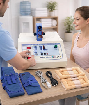 PHYSIOTREX® Digital Traction Unit for Cervical & Lumbar Therapy – Advanced Solid-State Traction Machine | Adjustable Hold & Rest Times | Static & Intermittent Modes | Traction Force Up to 45kg | Built-In Patient Safety Features