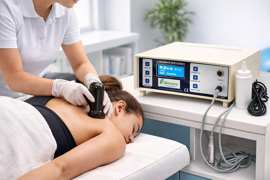 Longwave Diathermy Medical System, Professional Physiotherapy Equipment, LCD Display, Manual Mode