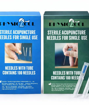PhysioZool Acupuncture Dry Needles Sterile Disposable with Guide Tube Physiotherapy Trigger Point Needles