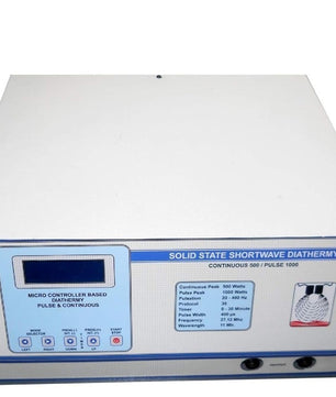Professional Solid State Shortwave Diathermy (SWD) Machine – 500W High Power Deep Heat Therapy for Frozen Shoulder, Chronic Back Pain & Arthritis – Clinical & Home Use (Pack of 1)