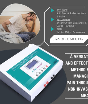 Physiogears physio solutions White Electro Therapy Combination Therapy (Ift+Ms+Tens) (Self Adhesive Pad)