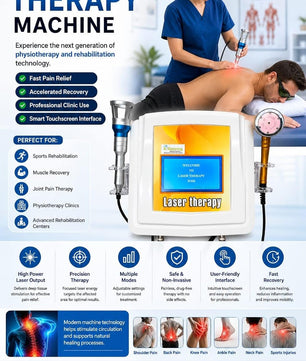 Advanced Laser Therapy Machine for Pain Relief, Physiotherapy and Rehabilitation, High Power Output, Multiple Modes