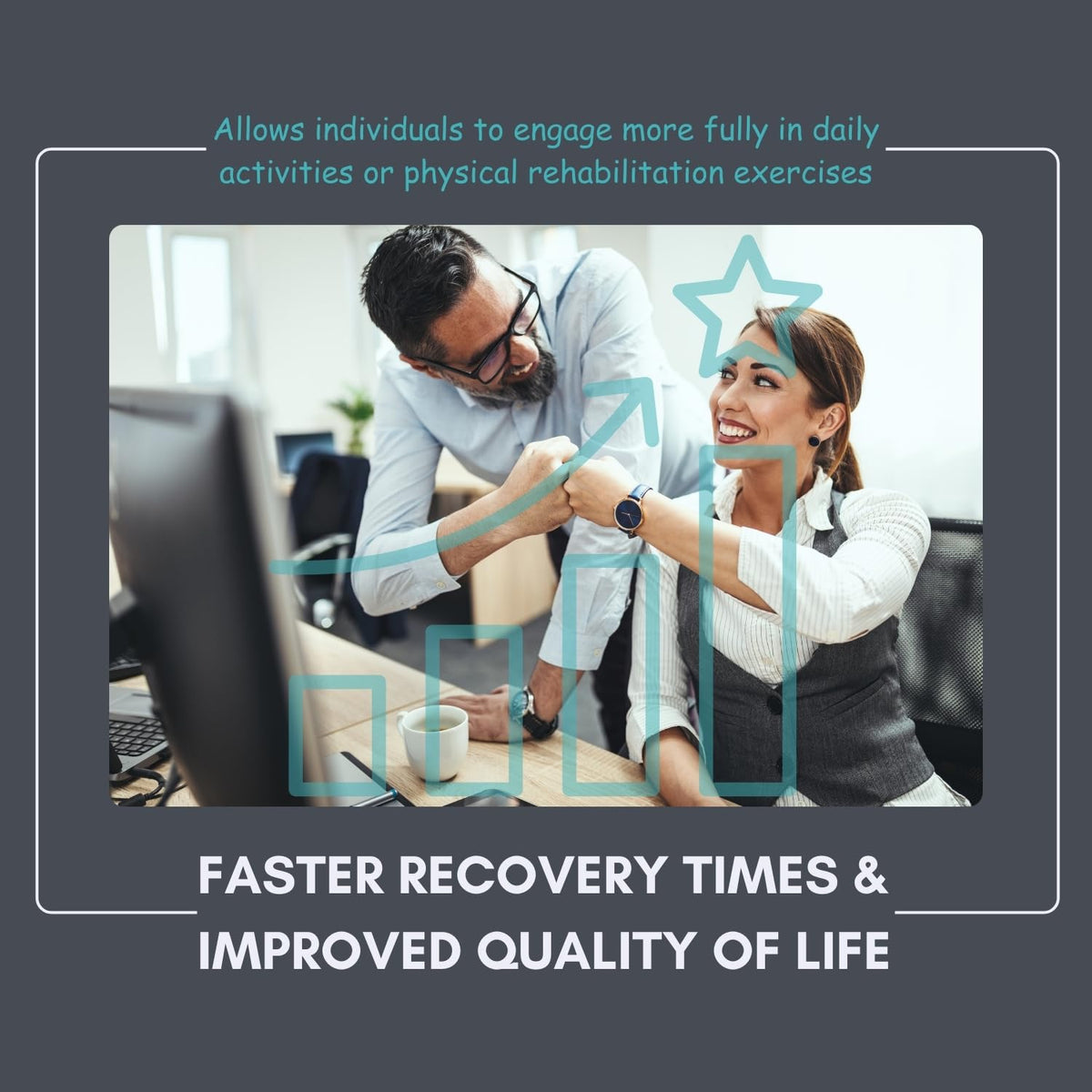 Physiogears Muscle Stimulator Tens+MS Deluxe Machine for Physiotherapy Tens Machine portable electrotherapy combo pain Relief Device one Year Warranty