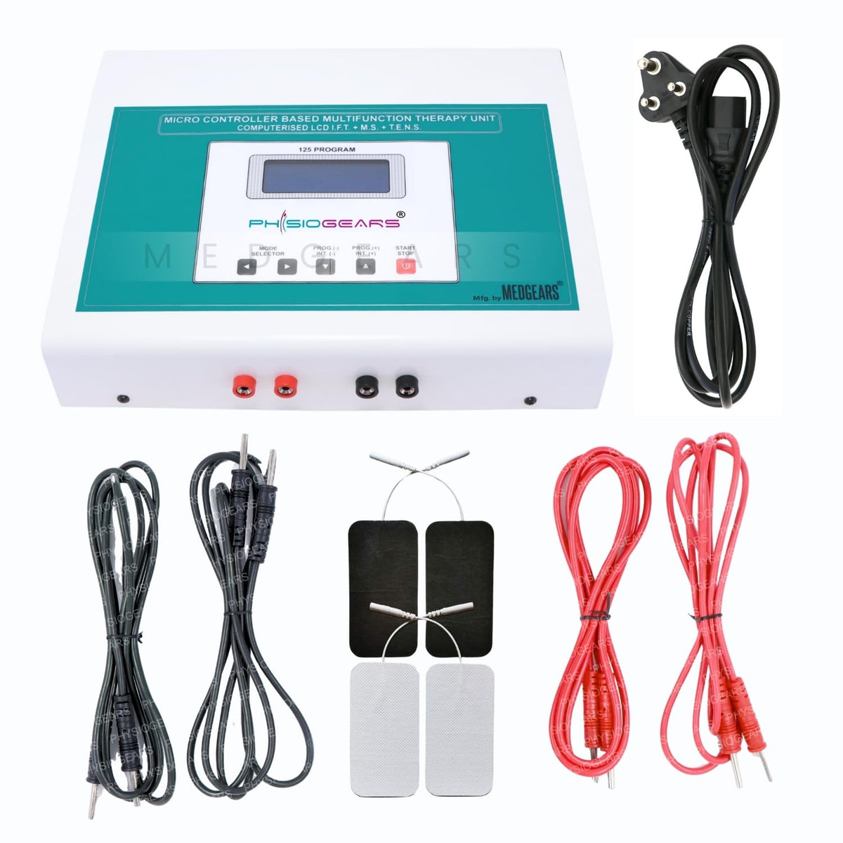 Physiogears physio solutions White Electro Therapy Combination Therapy (Ift+Ms+Tens) (Self Adhesive Pad)