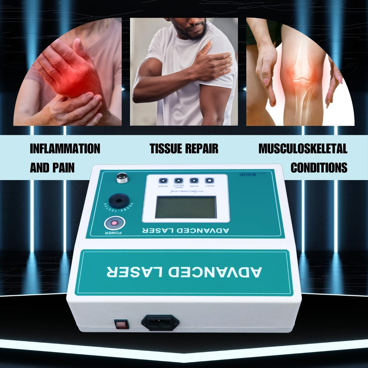 Physiogears Advance Therapeutic Laser Therapy Machine with one Year warranty