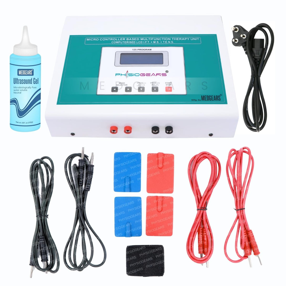 Physiogears physio solutions White Electro Therapy Combination Therapy (Ift+Ms+Tens) (Self Adhesive Pad)