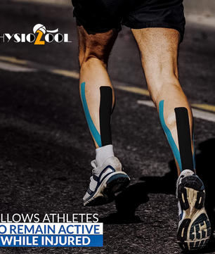 PhysioZool Kinesiology Tape, 5cmx5m Breathable and Waterproof Latex Free Physio Tape Sports Tape for Muscles & Joints, Pain Relief and Injury Recovery