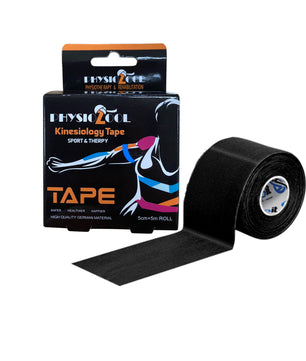PhysioZool Kinesiology Tape, 5cmx5m Breathable and Waterproof Latex Free Physio Tape Sports Tape for Muscles & Joints, Pain Relief and Injury Recovery
