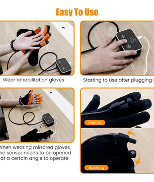 Rehabilitation Robot Glove Hand Exerciser Finger Training Gloves Stroke Hemiplegia Devices Hand Rehabilitation Trainer Rehab