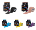 PhysioZool Kinesiology Tape, 5cmx5m Breathable and Waterproof Latex Free Physio Tape Sports Tape for Muscles & Joints, Pain Relief and Injury Recovery