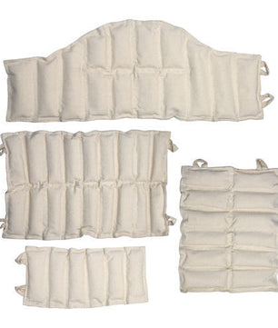 PhysioZool Professional Moist Heat Pack Set | Clinical Hydrocollator Steam Pad for Deep Tissue Pain Relief | Heavy Duty Reusable Hot Pack for Back, Neck, Shoulder, Knee & Muscle Therapy